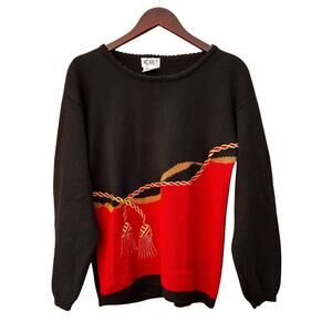 Vintage Koret Wool Holiday Sweater Size P